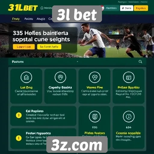 Recursos e funcionalidades do site 3l bet